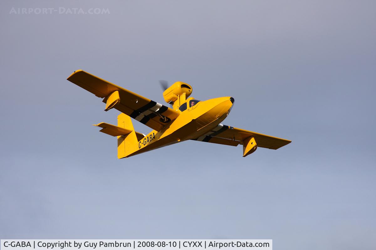 C-GABA, 1976 Lake LA-4-200 Buccaneer C/N 800, Departing Abbotsford