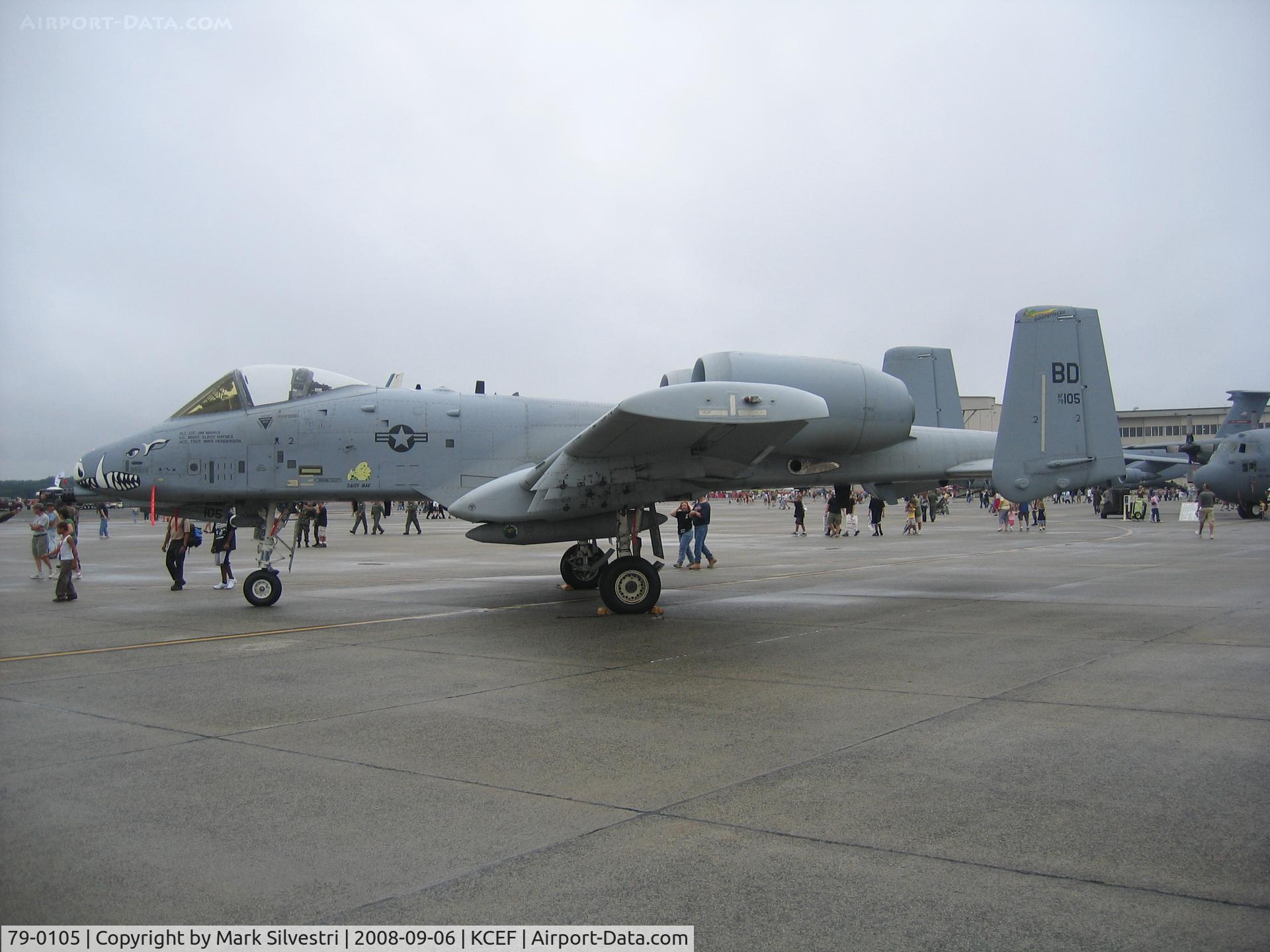 79-0105, 1979 Fairchild Republic A-10C Thunderbolt II C/N A10-0369, Westover ARB 2008