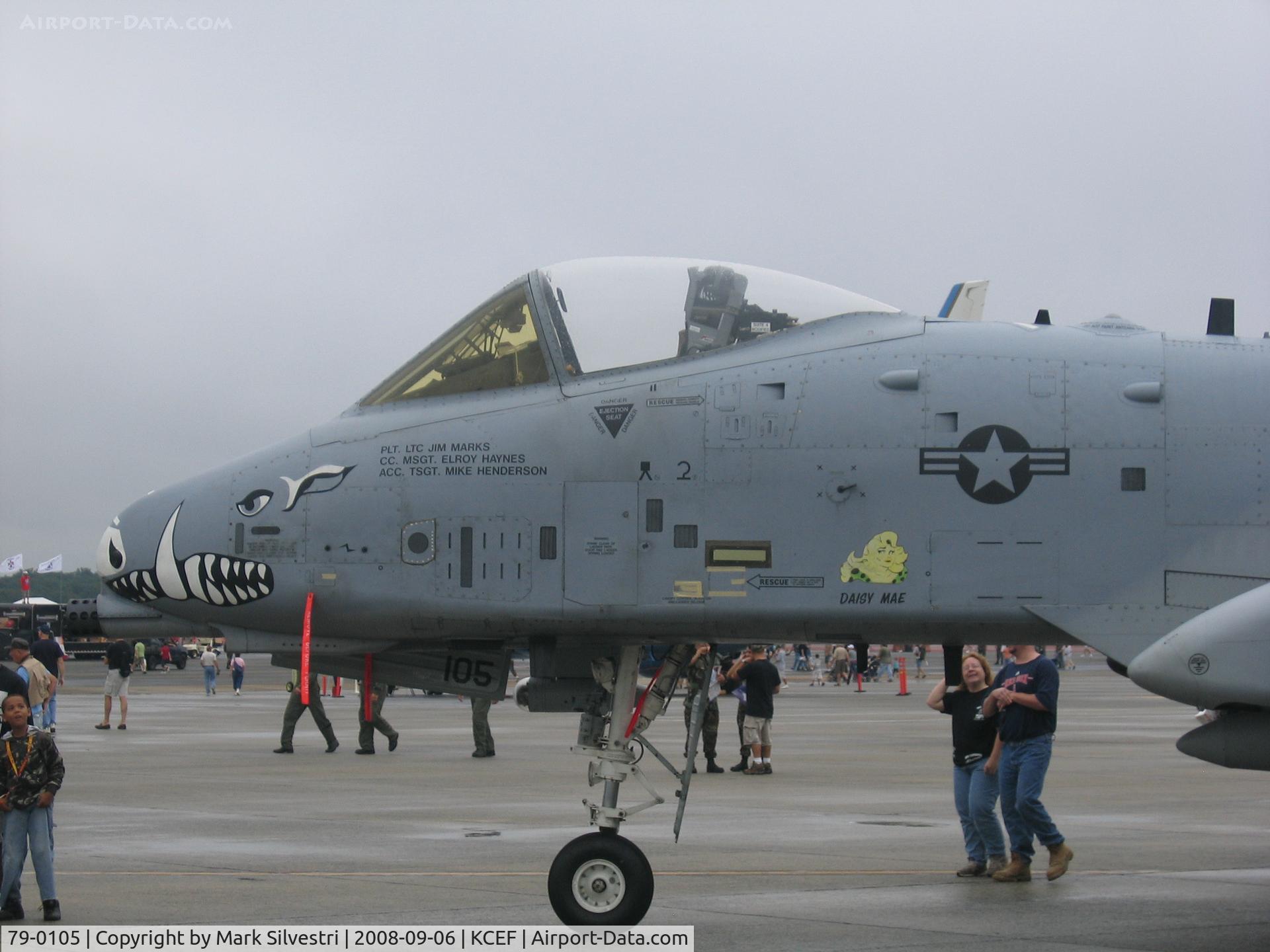 79-0105, 1979 Fairchild Republic A-10C Thunderbolt II C/N A10-0369, Westover ARB 2008