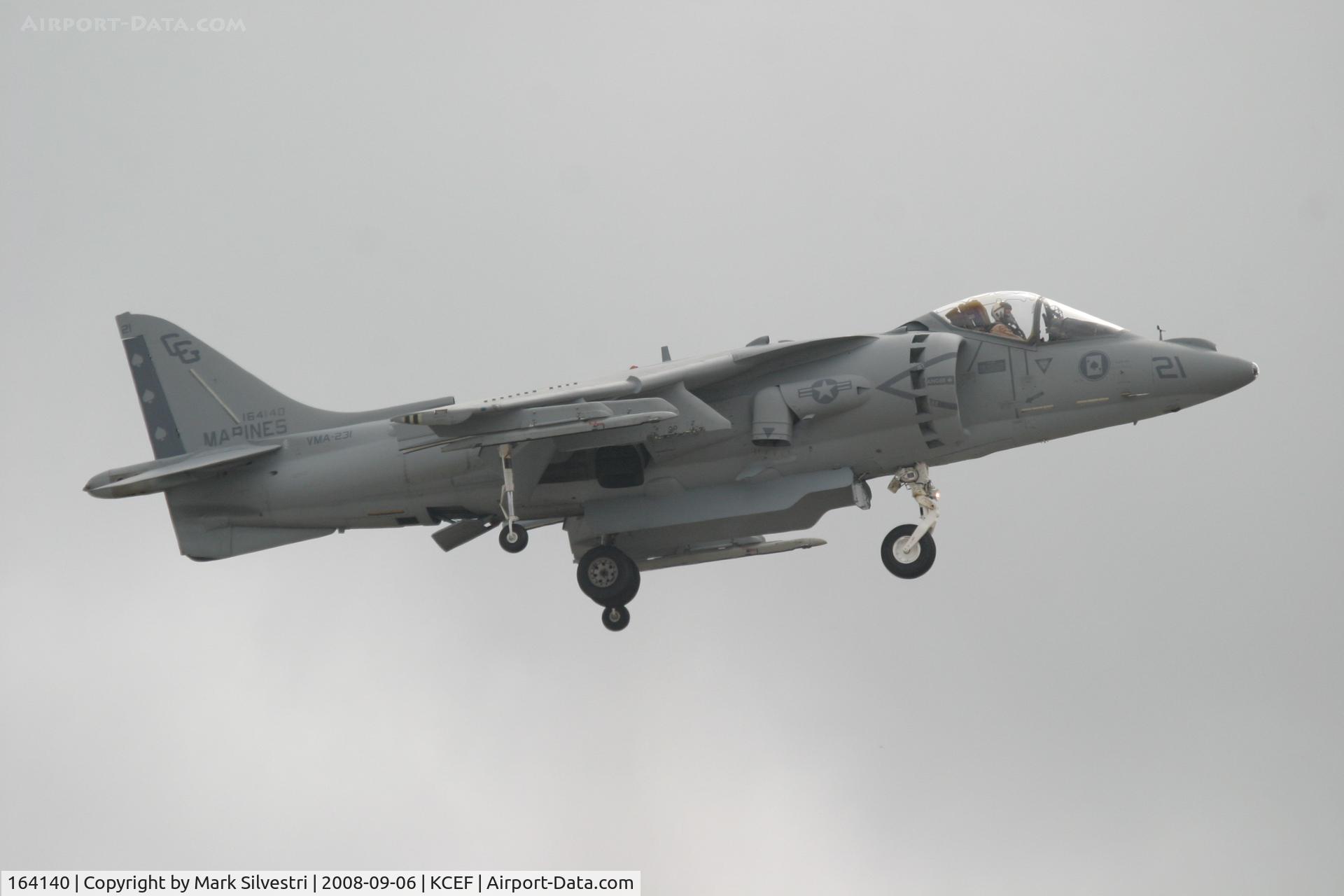 164140, McDonnell Douglas AV-8B Harrier II C/N 213, Westover ARB 2008