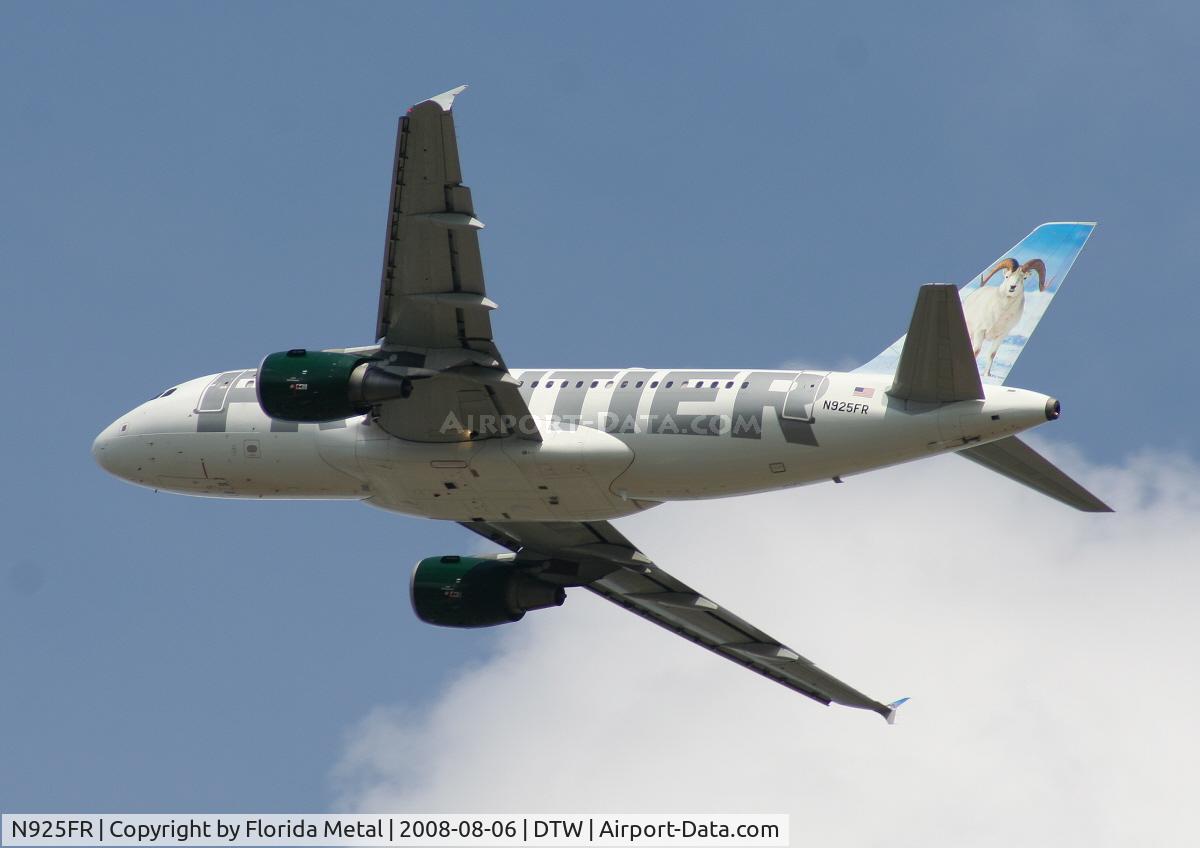 N925FR, 2004 Airbus A319-111 C/N 2103, Frontier 