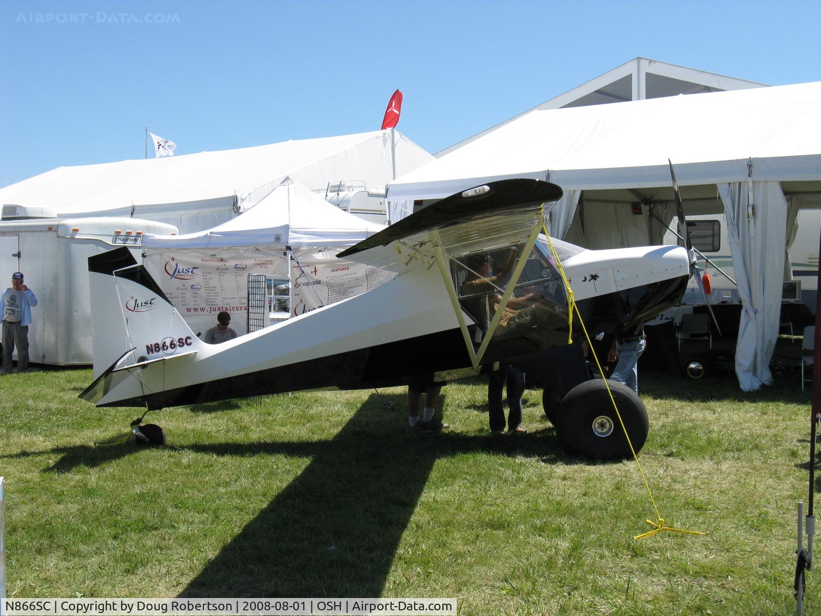 N866SC, 2007 Just Aircraft Highlander C/N JAESC0142, 2007 Collins JUST Aircraft HIGHLANDER on tundra tires, P&W(C)PT6A 1,200 shp for takeoff