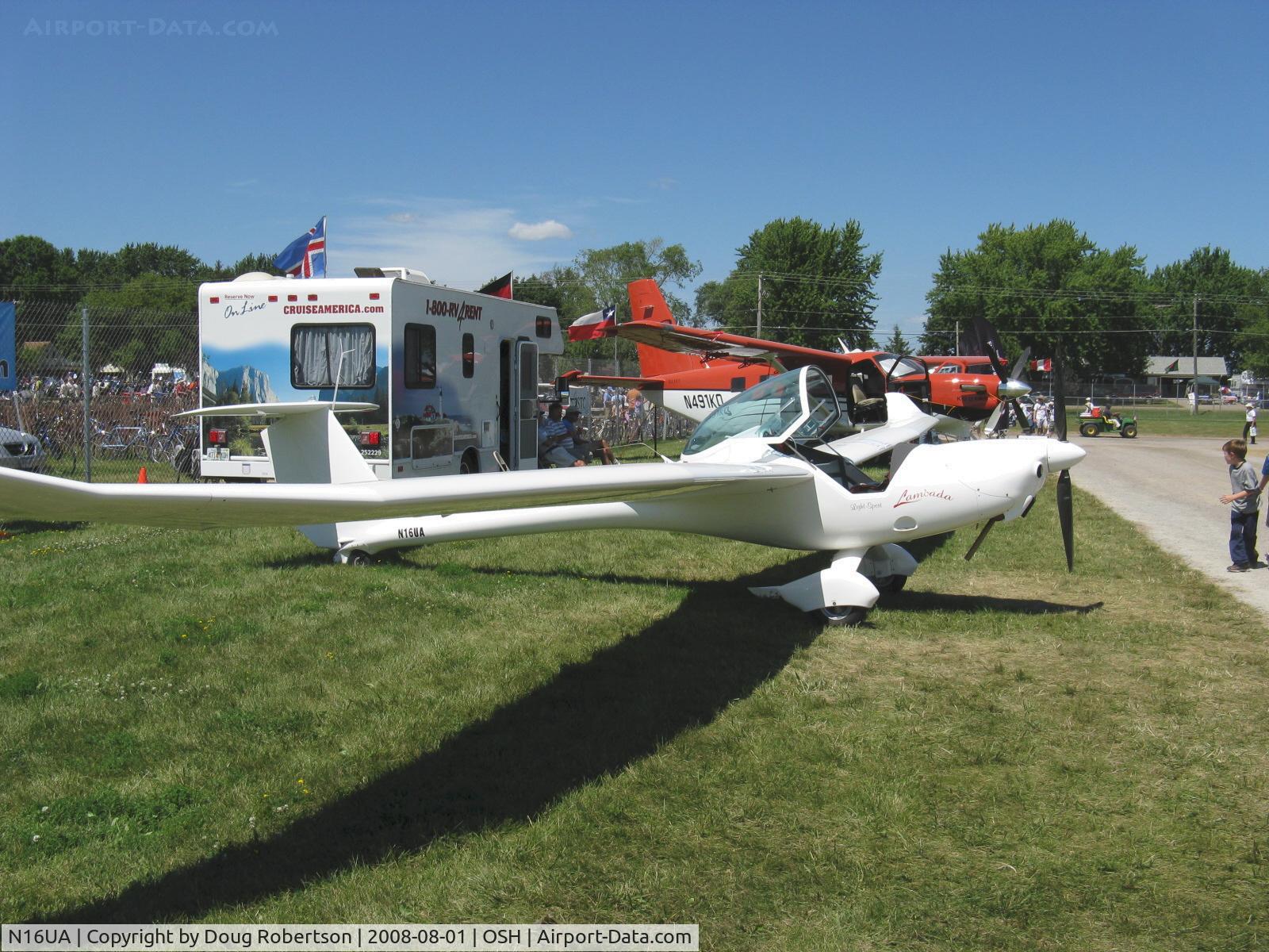 N16UA, 2008 Urban Air UFM-13 Lambada C/N 111/13, Urban Air SRO UFM-13 LAMBADA Motor glider, Rotax 912UL 80 Hp This aircraft is an approved S-LSA.