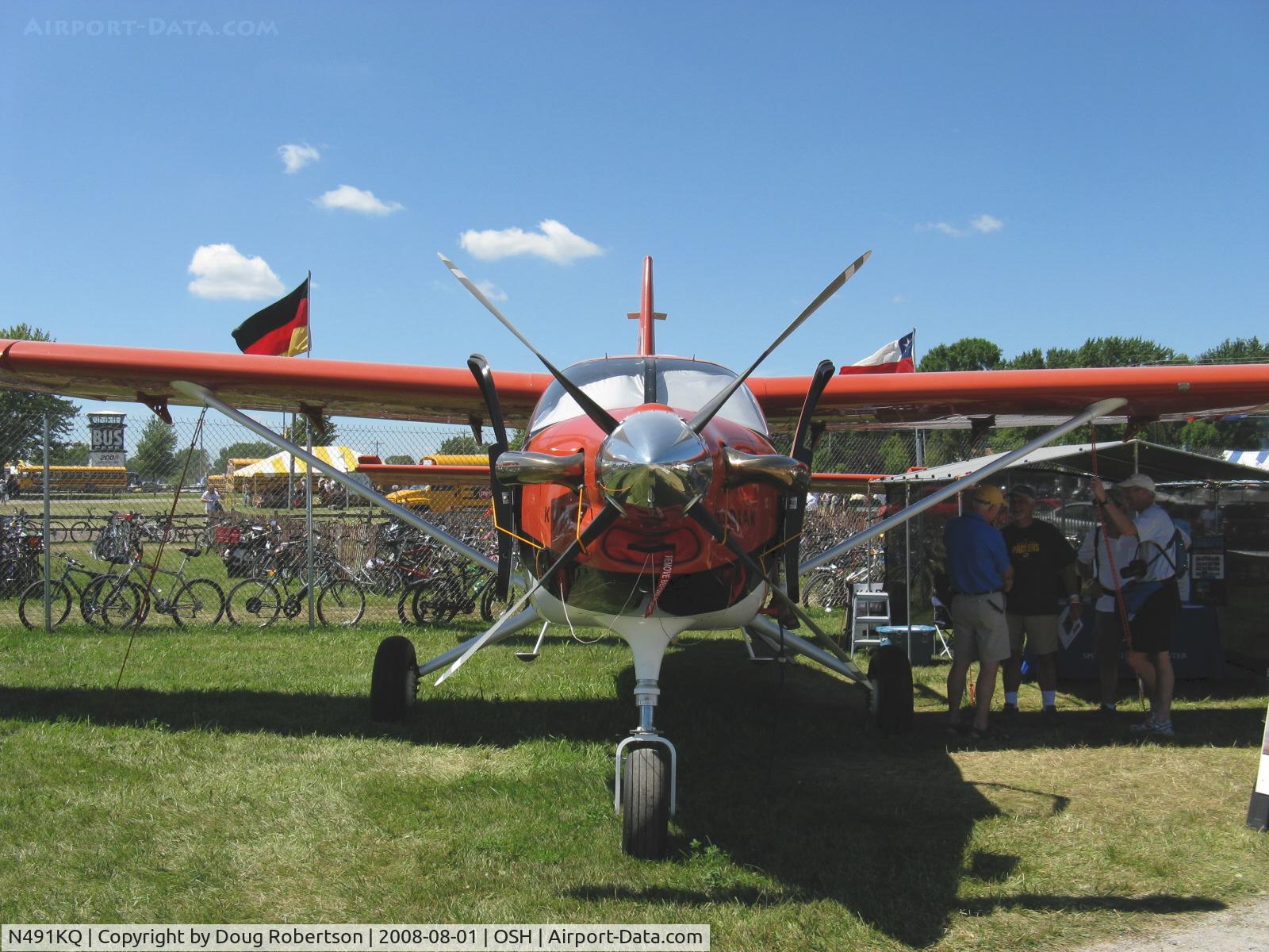 N491KQ, 2007 Quest Kodiak 100 C/N 100-0001, 2007 Quest Aircraft Co. KODIAK 100, P&W(C)PT6A-34 750 shp for takeoff, 700 shp continuous, 320 gallons.