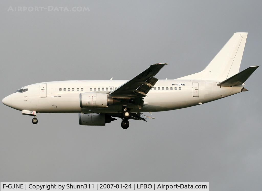 F-GJNE, 1991 Boeing 737-528 C/N 25230, Landing rwy 32L