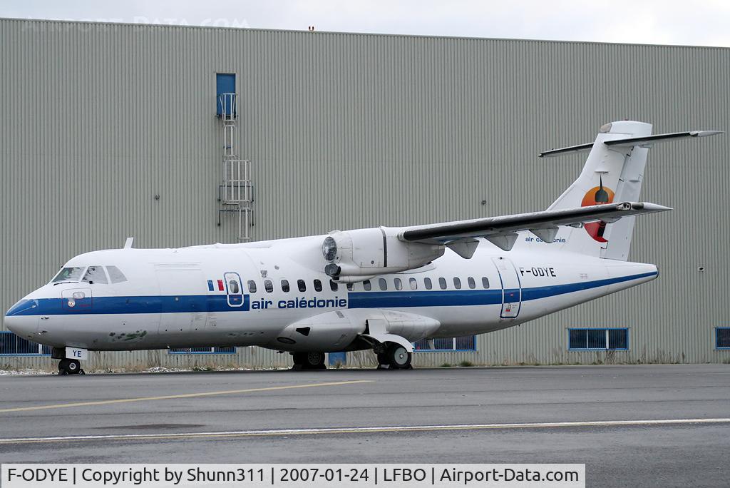 F-ODYE, 1992 ATR 42-320 C/N 335, Returned to lessor and parked at Latecoere Aeroservices...