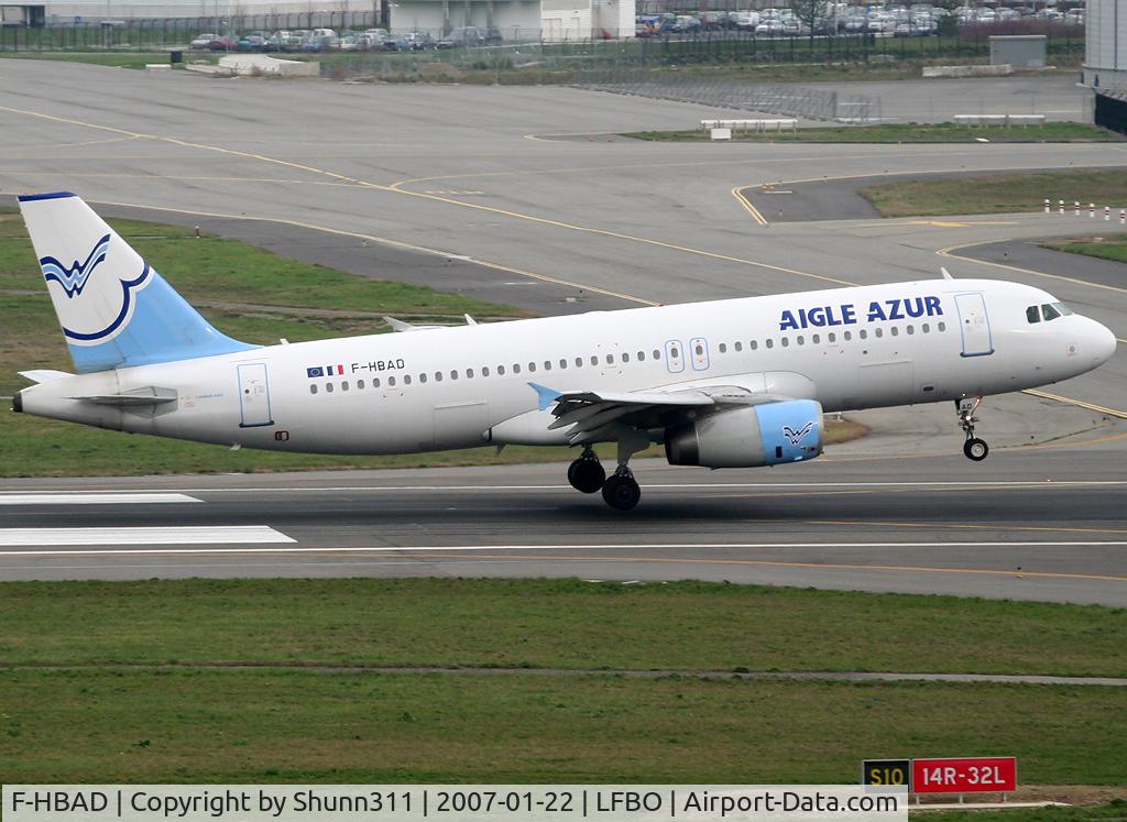 F-HBAD, 1995 Airbus A320-233 C/N 561, Landing rwy 14R