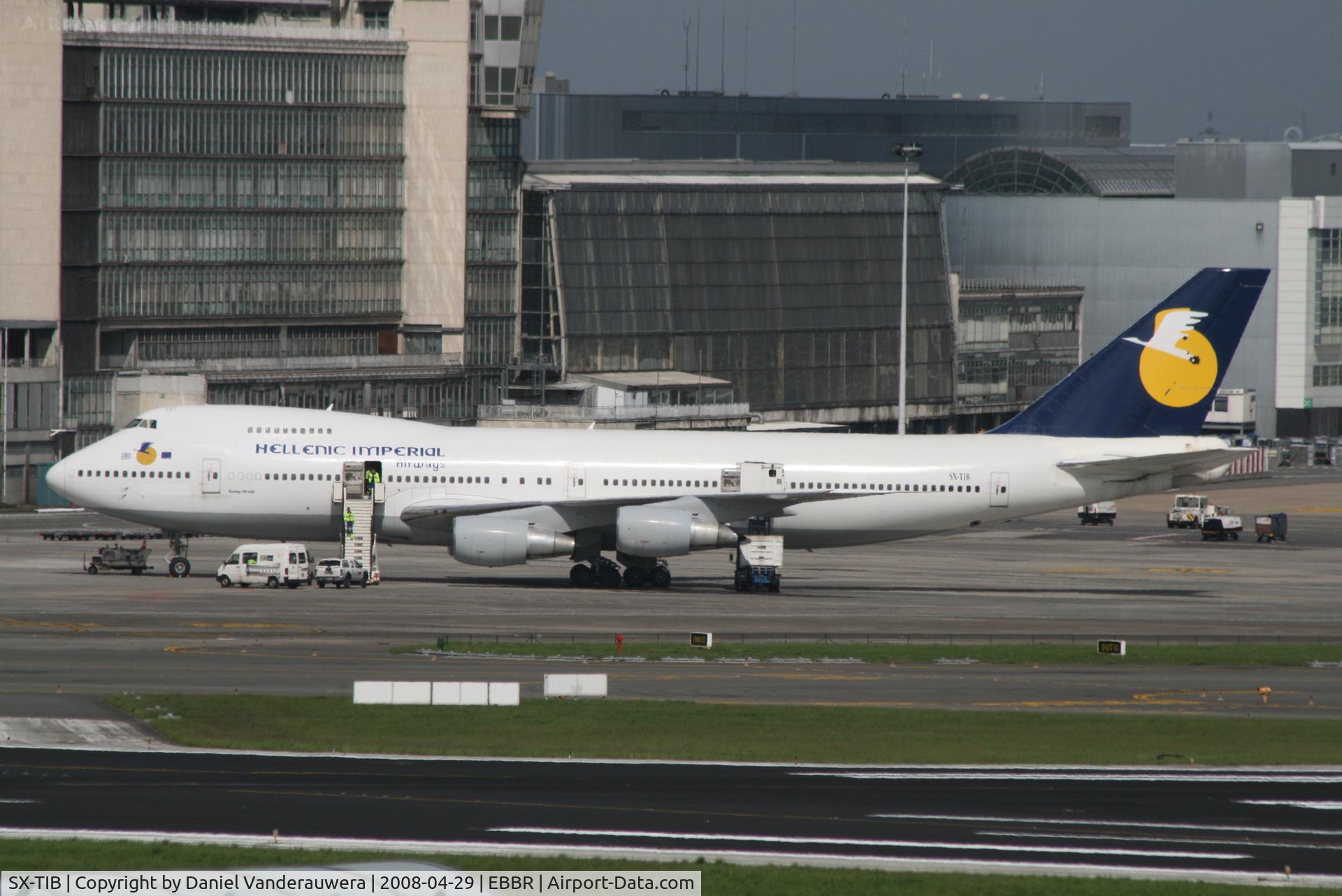 SX-TIB, 1986 Boeing 747-230B C/N 23622/665, Parked on southern apron