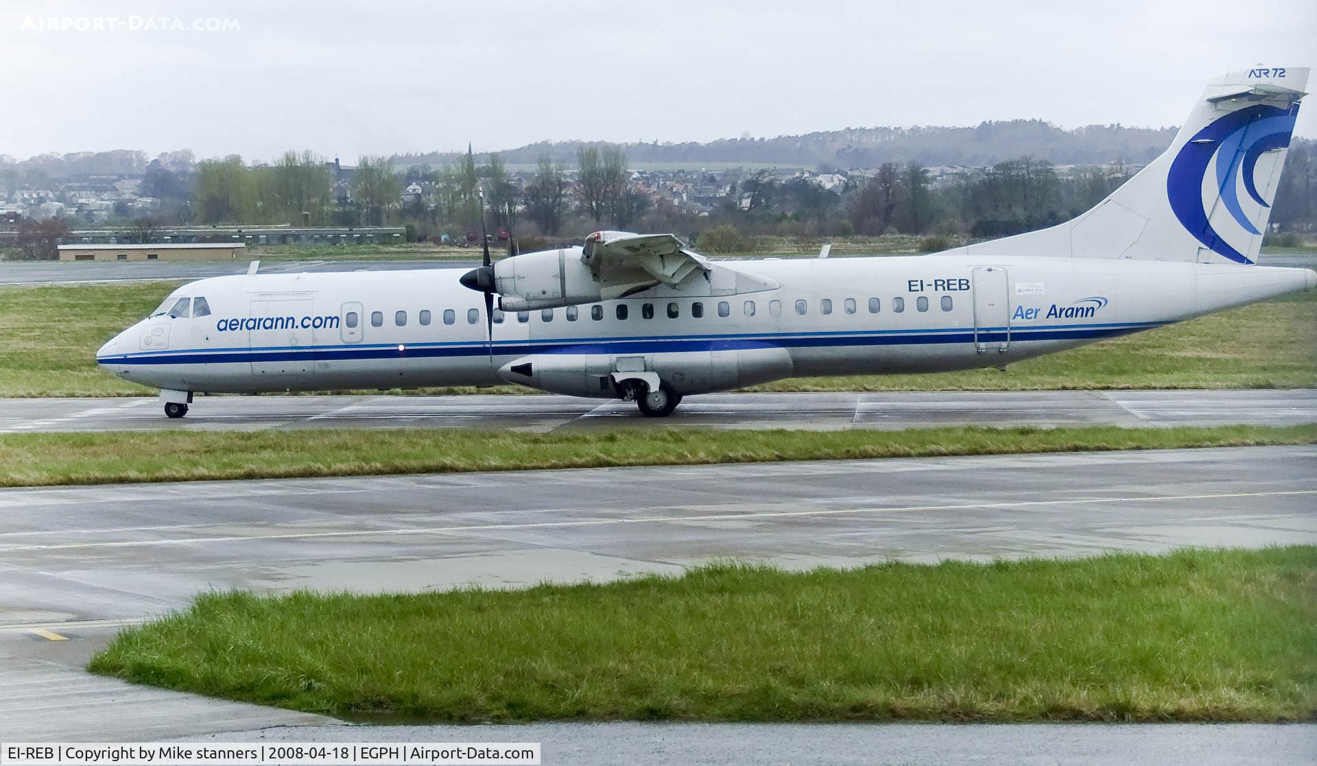 EI-REB, 1996 ATR 72-202 C/N 470, Aer arann ATR-72 At EDI