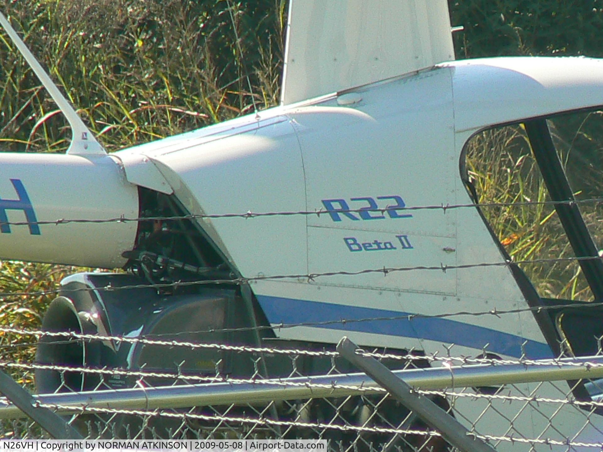 N26VH, 2004 Robinson R22 C/N 3677, Small two seater