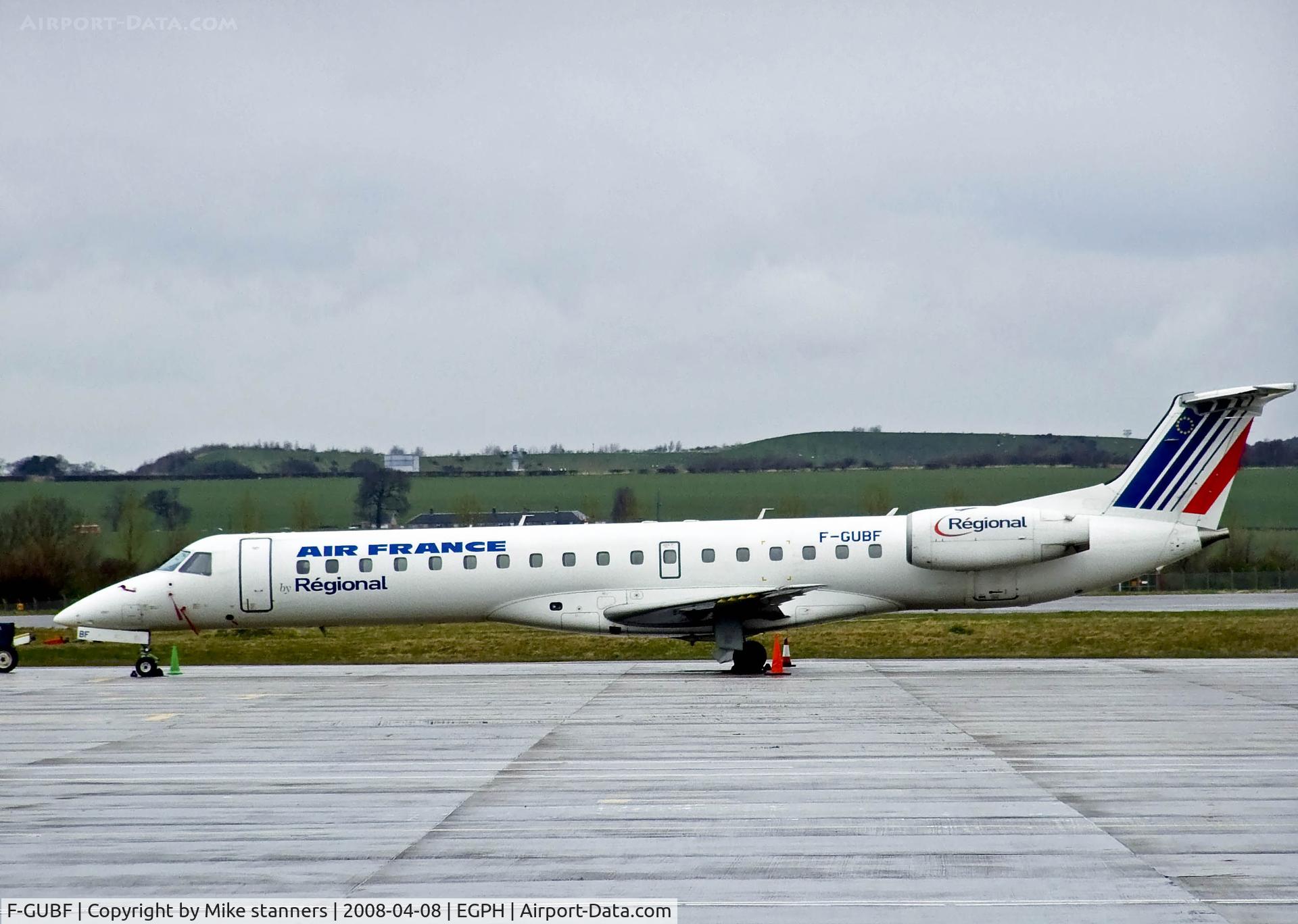 F-GUBF, 2002 Embraer EMB-145MP (ERJ-145MP) C/N 145669, Air france/Regional airlines ERJ-145 At EDI