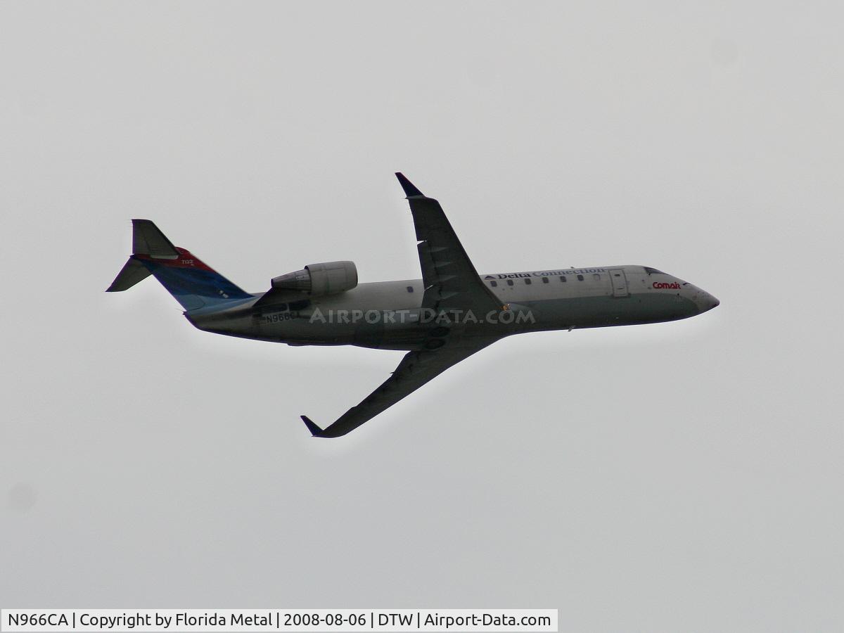 N966CA, 1996 Canadair CRJ-100ER (CL-600-2B19) C/N 7132, Comair CRJ-100