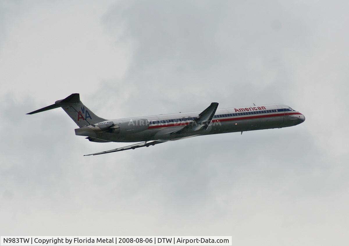 N983TW, 1999 McDonnell Douglas MD-83 (DC-9-83) C/N 53633, American (former TWA) MD-83