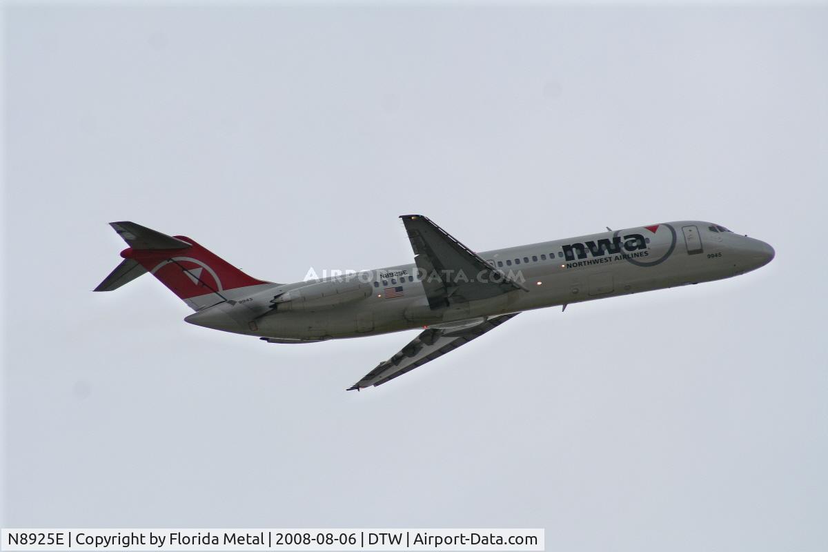N8925E, 1967 Douglas DC-9-31 C/N 45840, Northwest DC-9-31