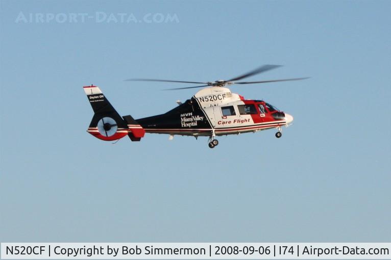 N520CF, 1998 Eurocopter AS-365N-3 Dauphin 2 C/N 6537, Arriving at home base (Urbana, Ohio)