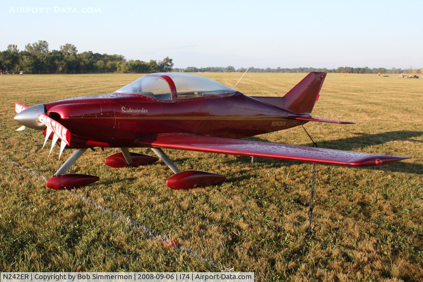 N242ER, 1987 Smyth Sidewinder C/N 212349, Attending MERFI at Urbana, Ohio