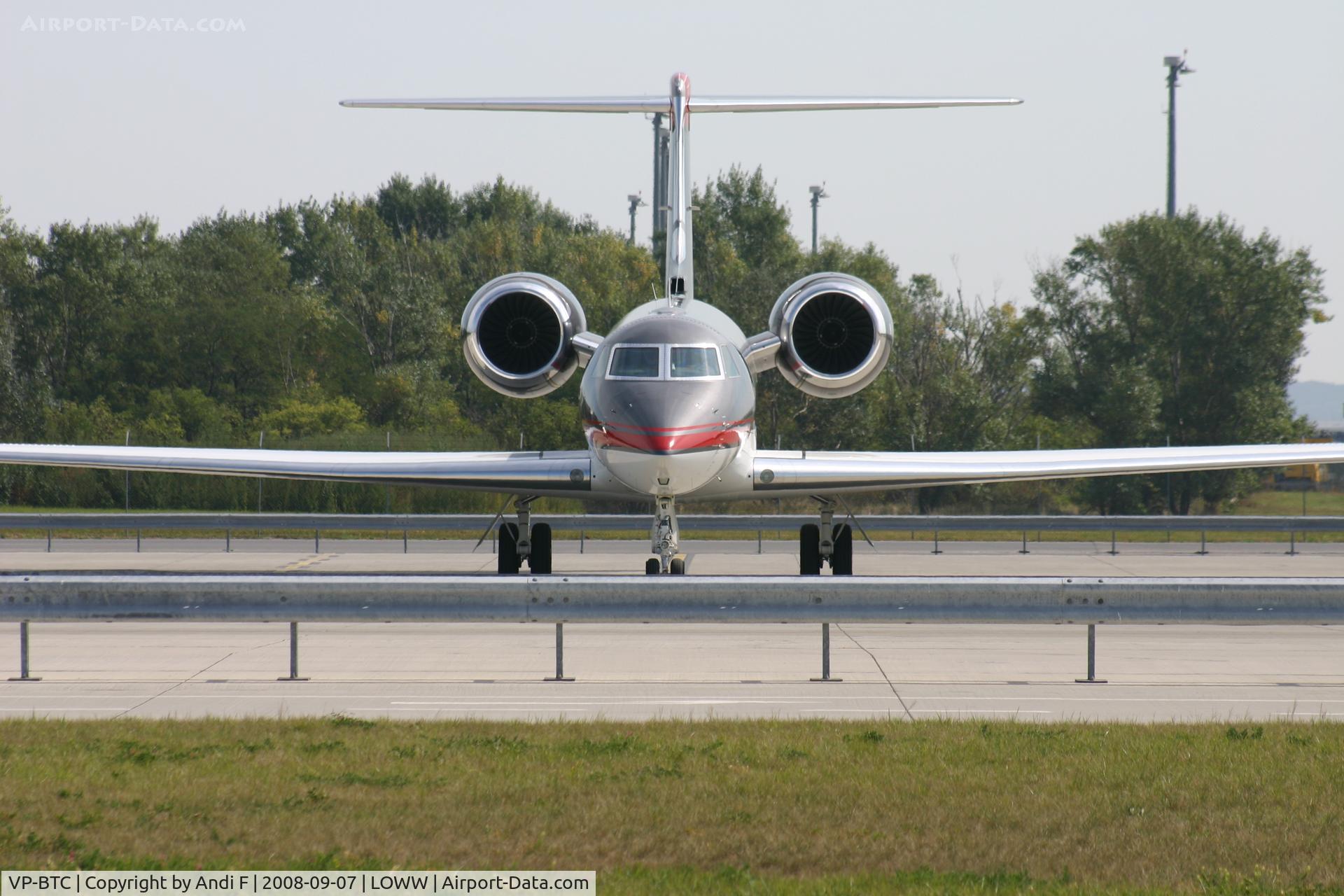 VP-BTC, 2007 Gulfstream Aerospace GV-SP (G550) C/N 5176, Gulfstream G550