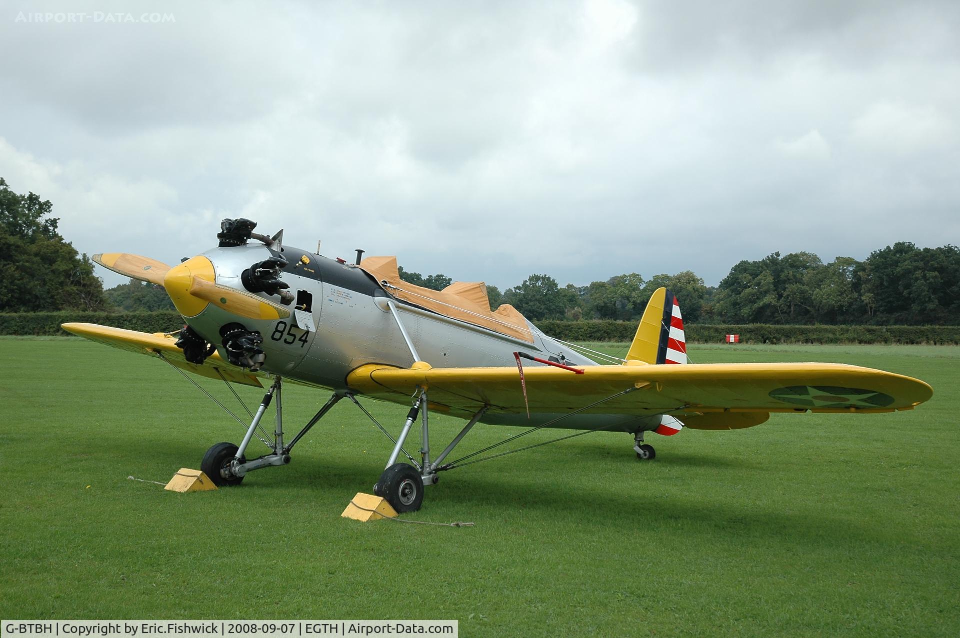 G-BTBH, 1942 Ryan PT-22 Recruit (ST3KR) C/N 2063, 3. G-BTBH at Shuttleworth Pagent Air Display 07 Sep 08