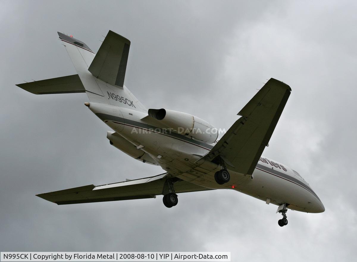 N995CK, Dassault Falcon (Mystere) 20C C/N 95, Kalitta Charters Falcon 20