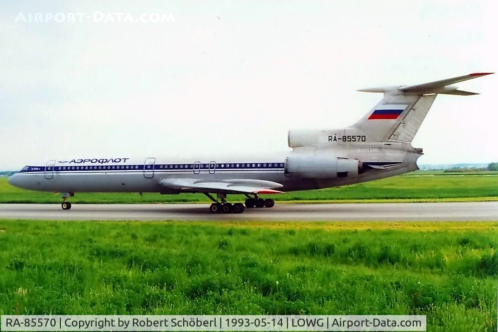 RA-85570, 1983 Tupolev Tu-154B-2 C/N 83A570, Arrived from St. Petersburg