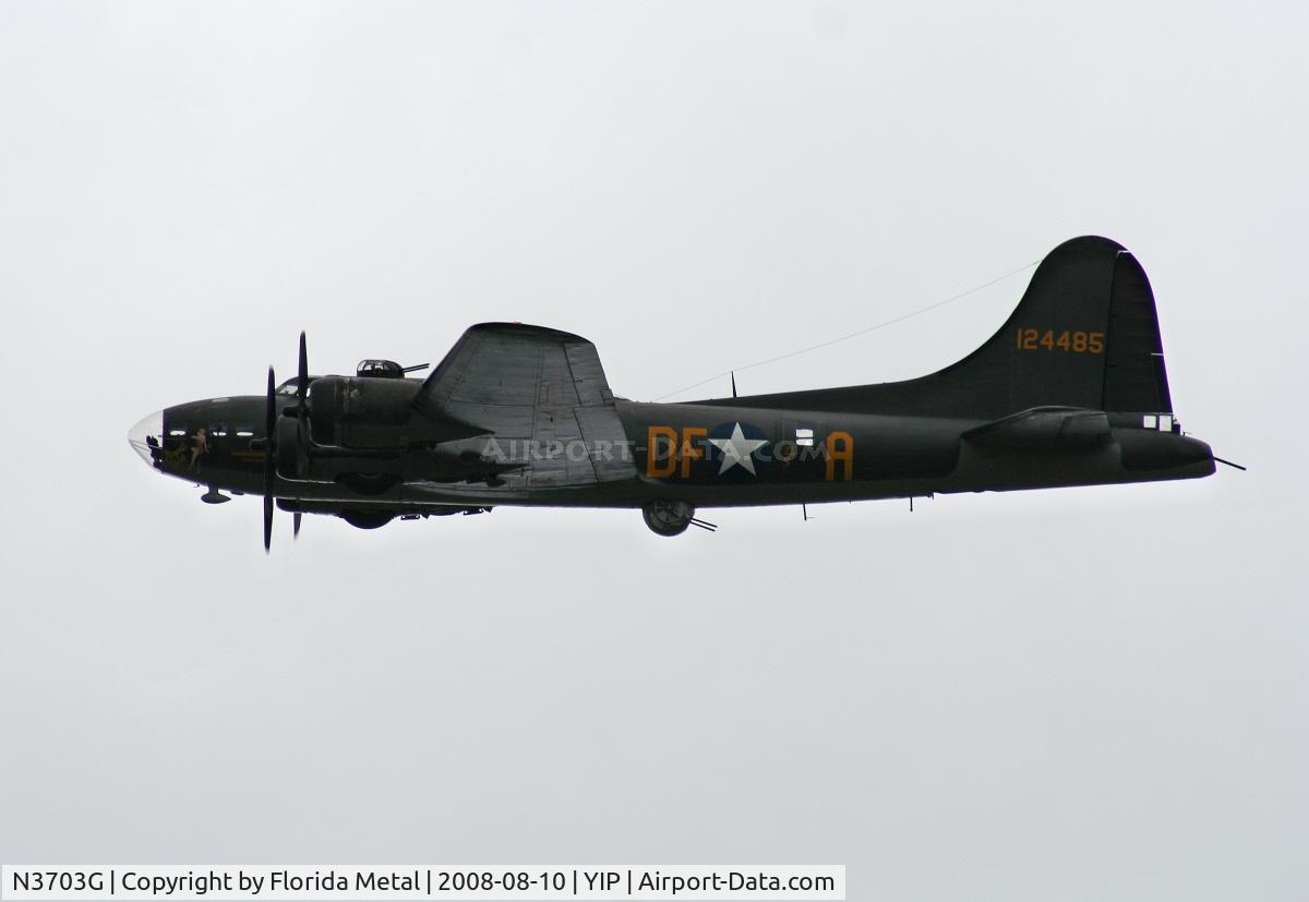 N3703G, 1945 Boeing B-17G Flying Fortress C/N 44-83546-A, B-17 Memphis Belle