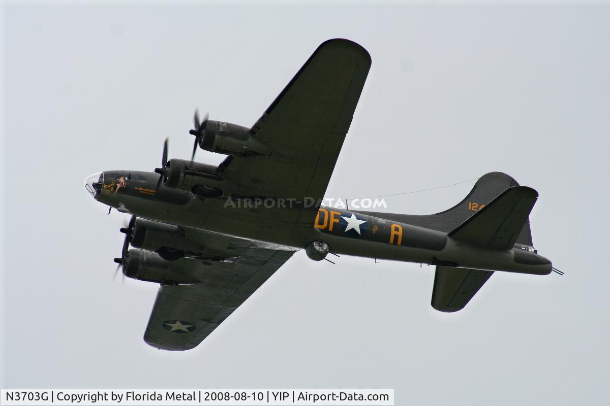 N3703G, 1945 Boeing B-17G Flying Fortress C/N 44-83546-A, B-17 Memphis Belle