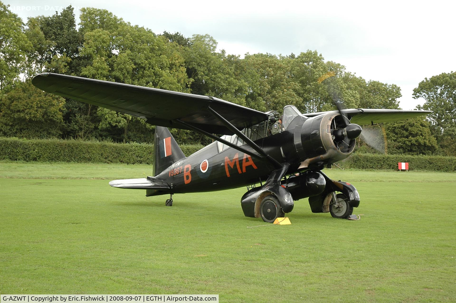 G-AZWT, 1938 Westland Lysander IIIA C/N Y1536, 3. G-AZWT at Shuttleworth Pagent Air Display 07 Sep 08