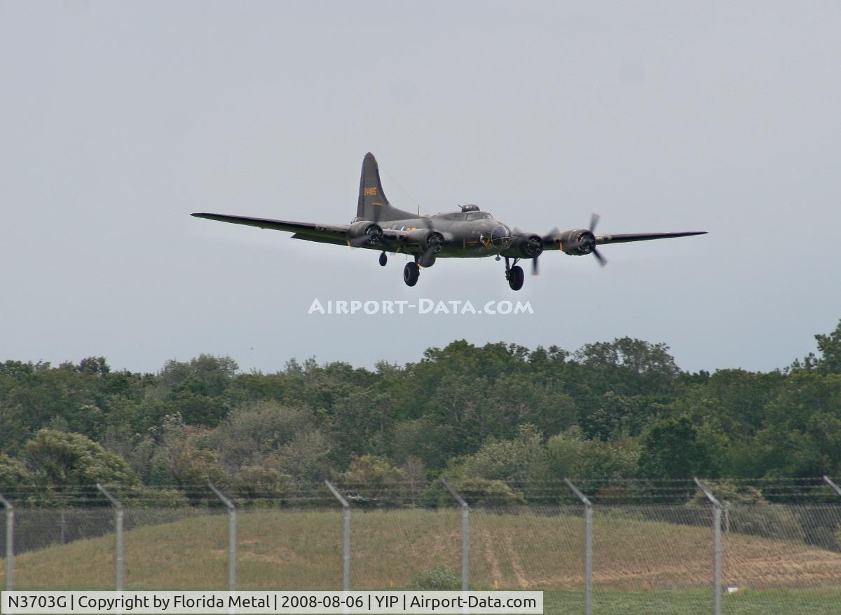 N3703G, 1945 Boeing B-17G Flying Fortress C/N 44-83546-A, B-17 Memphis Belle