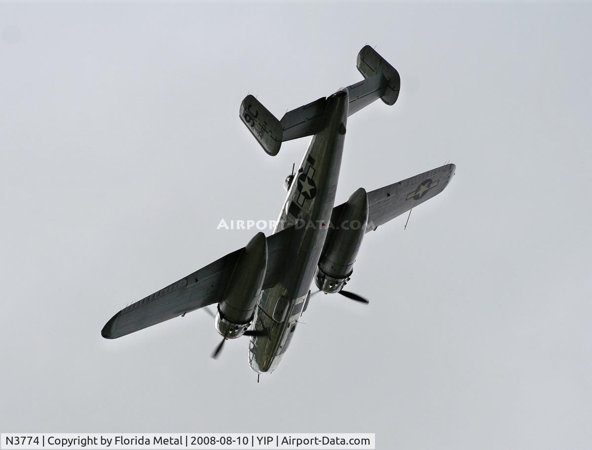 N3774, 1943 North American B-25D Mitchell C/N 100-23960, B-25C Yankee Warrior