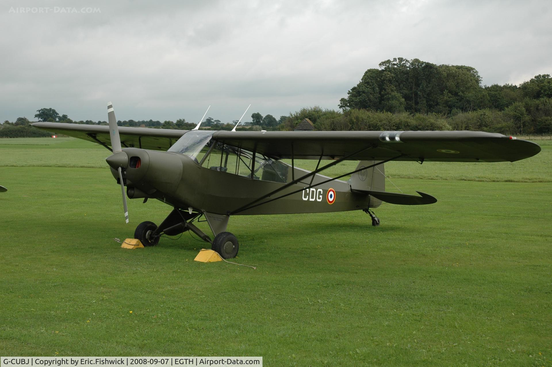 G-CUBJ, 1956 Piper L-18C Super Cub (PA-18-95) C/N 18-5395, 3. 'CDG' at Shuttleworth Pagent Air Display 07 Sep 08