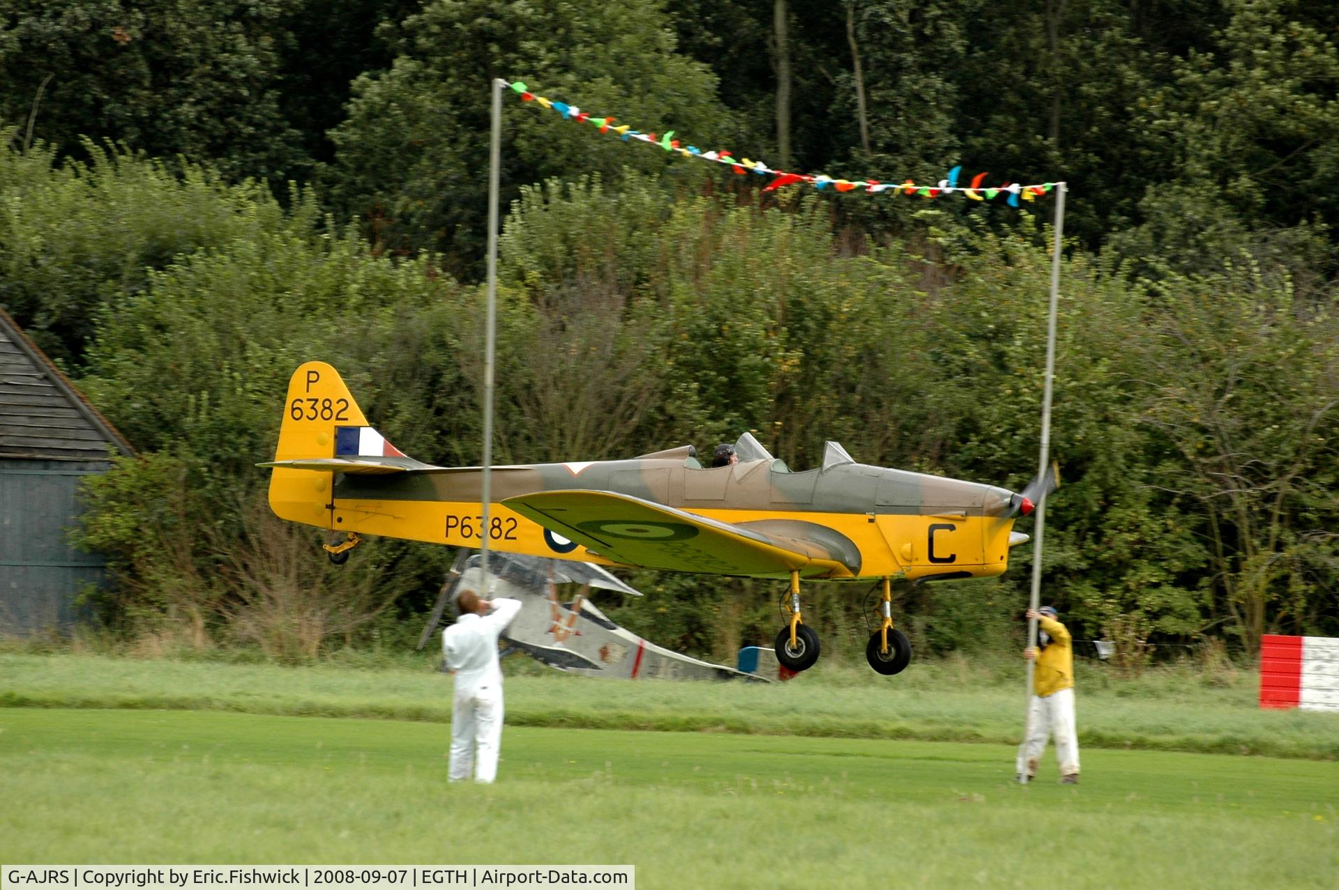 G-AJDR, 1940 Miles M14A Hawk Trainer 3 C/N 2169, 44. P6382 at Shuttleworth Pagent Air Display 07 Sep 08