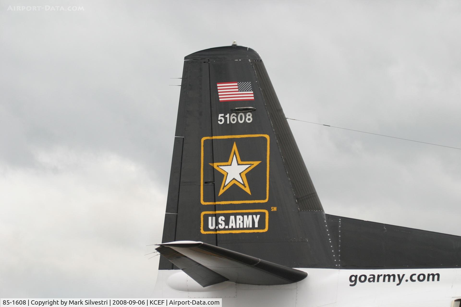 85-1608, 1984 Fokker C-31A (F27-400M) Troopship C/N 10668, Westover ARB 2008