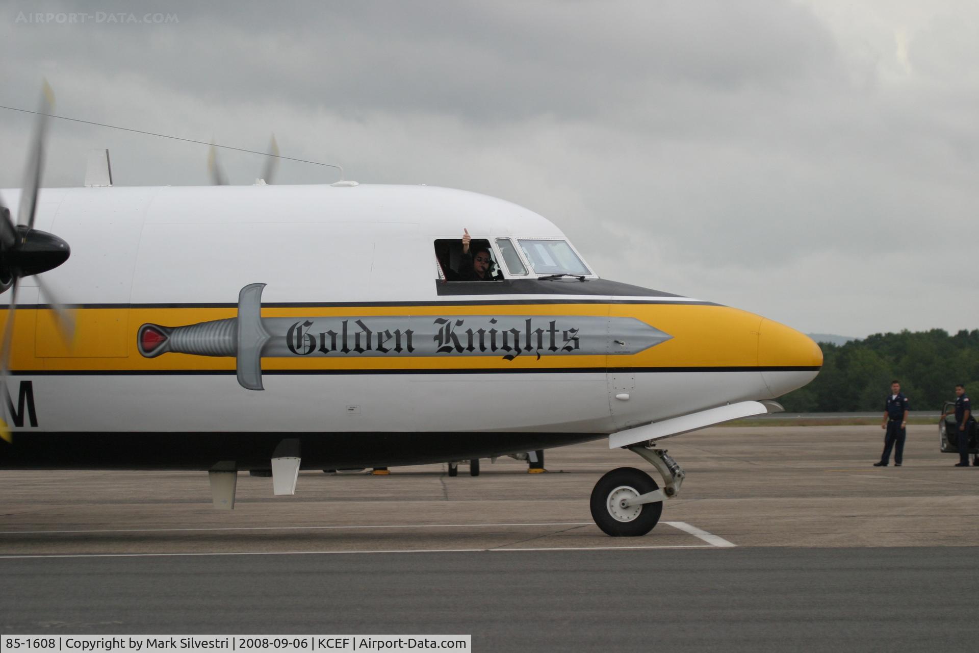85-1608, 1984 Fokker C-31A (F27-400M) Troopship C/N 10668, Westover ARB 2008