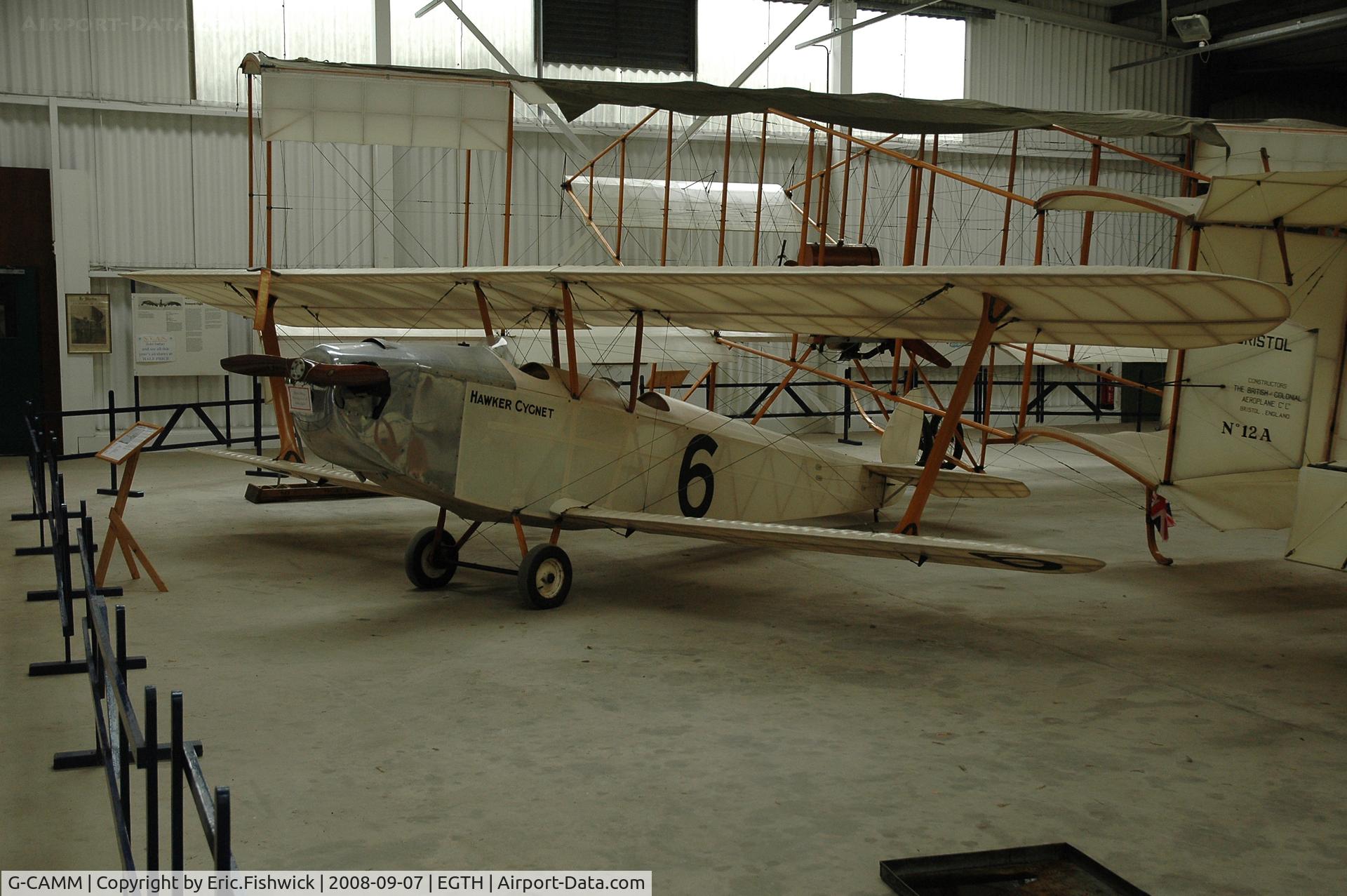 G-CAMM, 1992 Hawker Cygnet Replica C/N PFA 077-10245, 3. G-CAMM at Shuttleworth