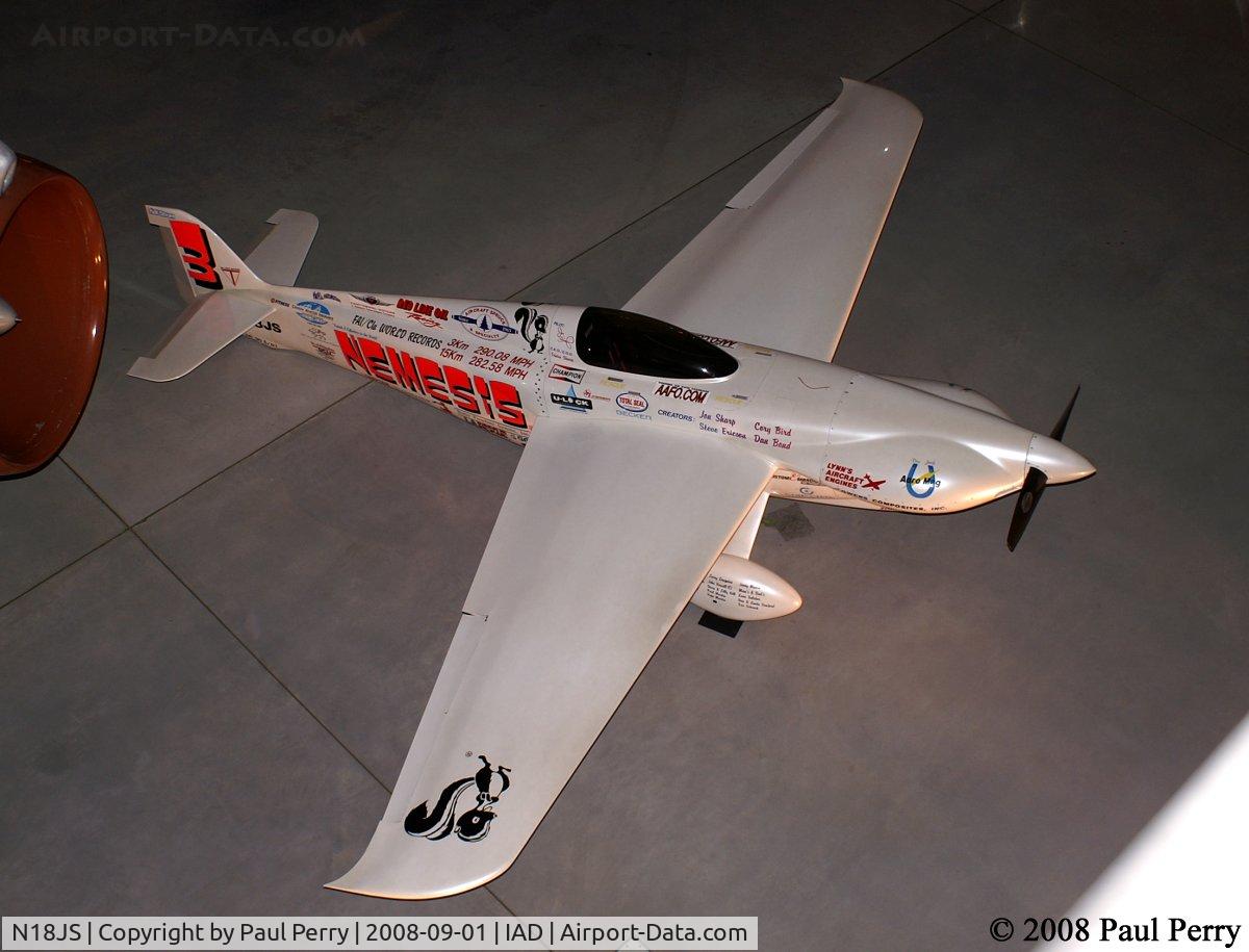 N18JS, 1991 Sharp Jon M SHARP DR90 C/N 1, Pearl White and a outta-sight.  Beautiful racer