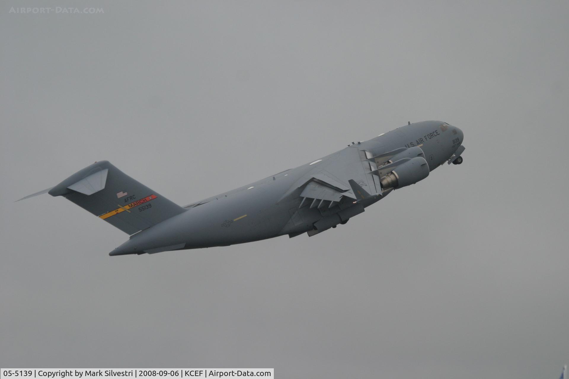 05-5139, Boeing C-17A Globemaster III C/N P-139, Westover ARB 2008