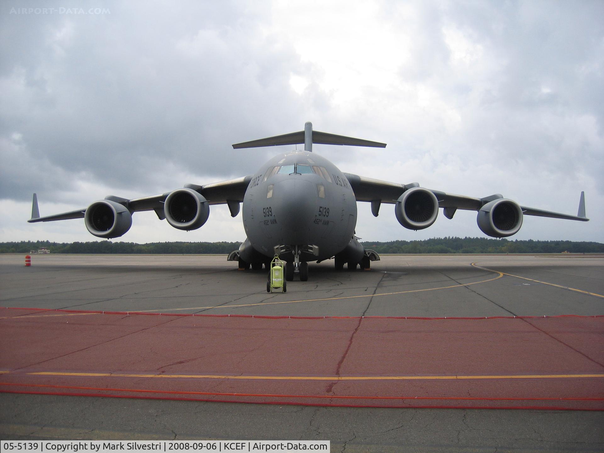 05-5139, Boeing C-17A Globemaster III C/N P-139, Westover ARB 2008