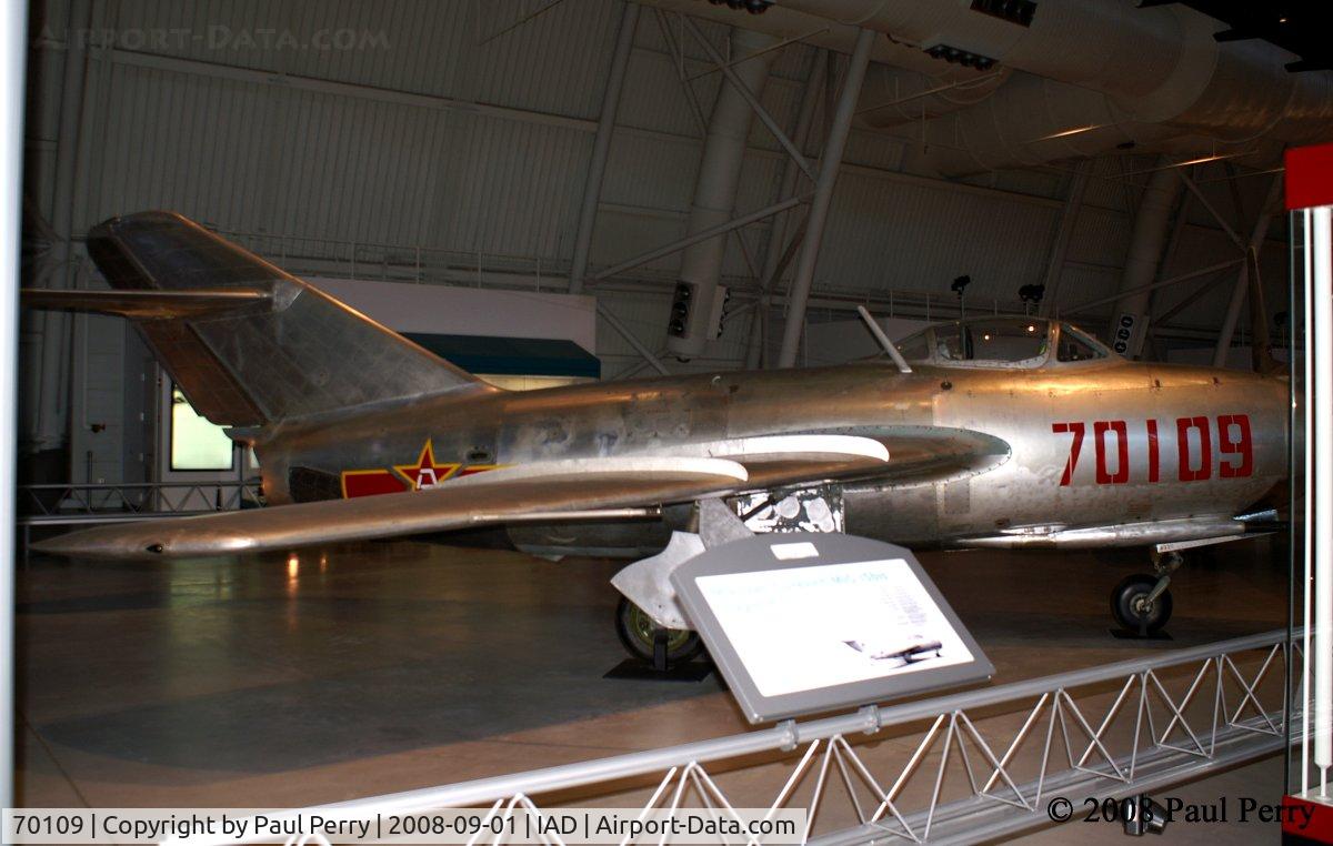 70109, Mikoyan-Gurevich MiG-15bis C/N 4320, Billed as a MiG-15, she's actually a Chinese version, the F-2