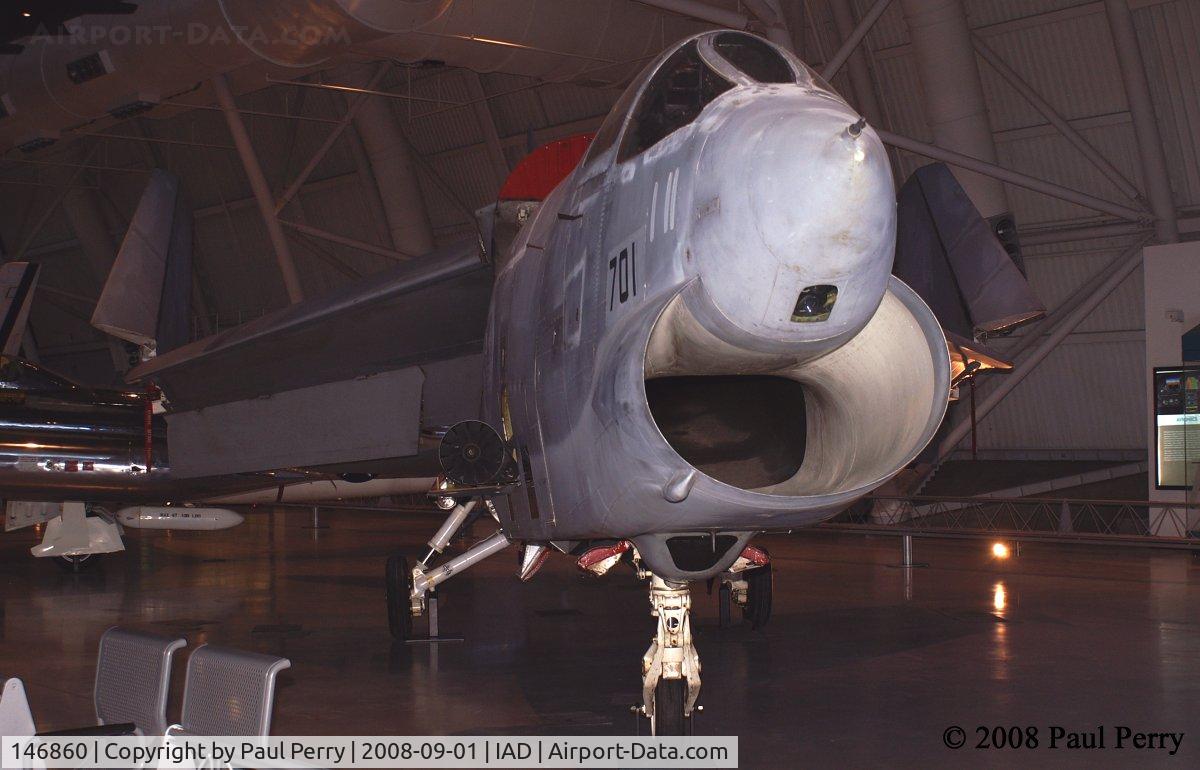 146860, Vought RF-8G Crusader C/N 632, Showing off some of her cameras