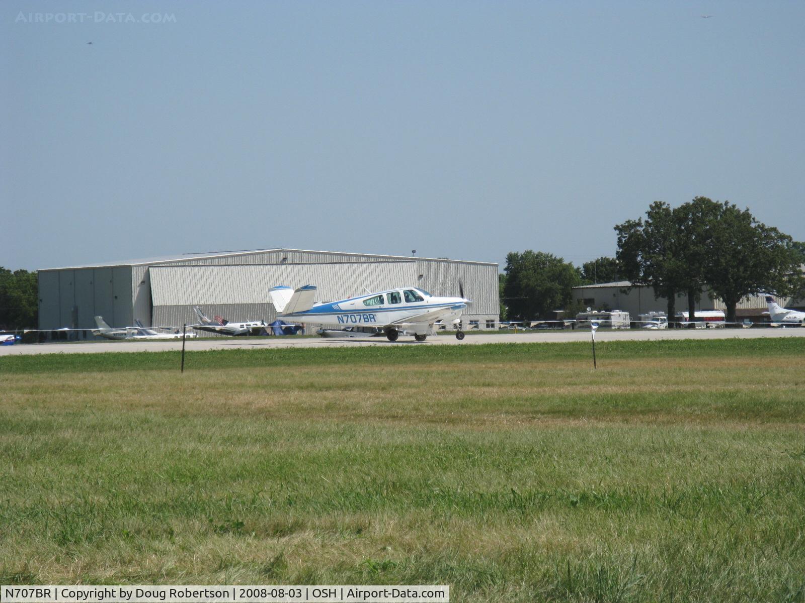N707BR, 1966 Beech V35 Bonanza C/N D-8312, 1966 Beech V35 BONANZA, Continental IO-520-B 285 Hp, takeoff roll Rwy 09