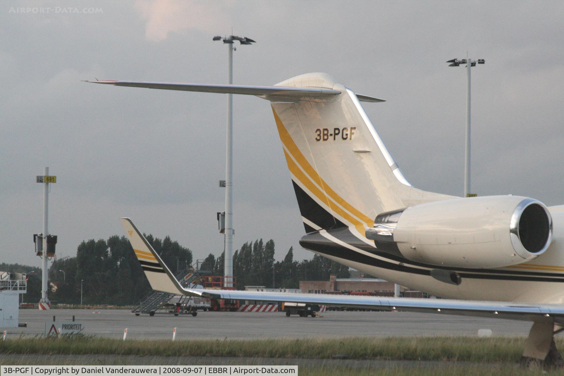 3B-PGF, 1988 Gulfstream Aerospace Gulfstream IV C/N 1046, tail