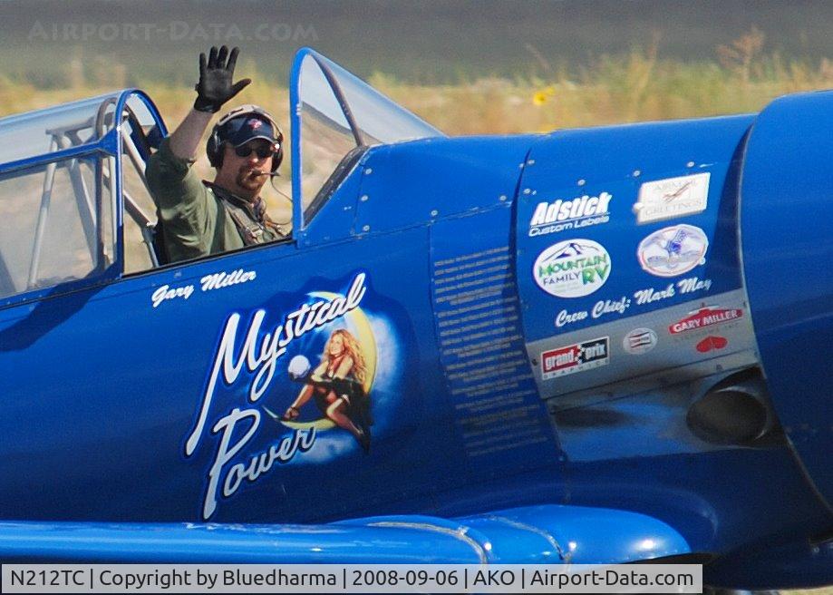 N212TC, 1944 North American SNJ-5 Texan Texan C/N 121-41732, Gary Miller and Mystical Power perform at the National Radial Engine Exhibition.