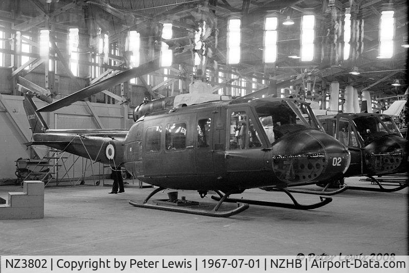 NZ3802, 1966 Bell UH-1D Iroquois C/N 4813, RNZAF
