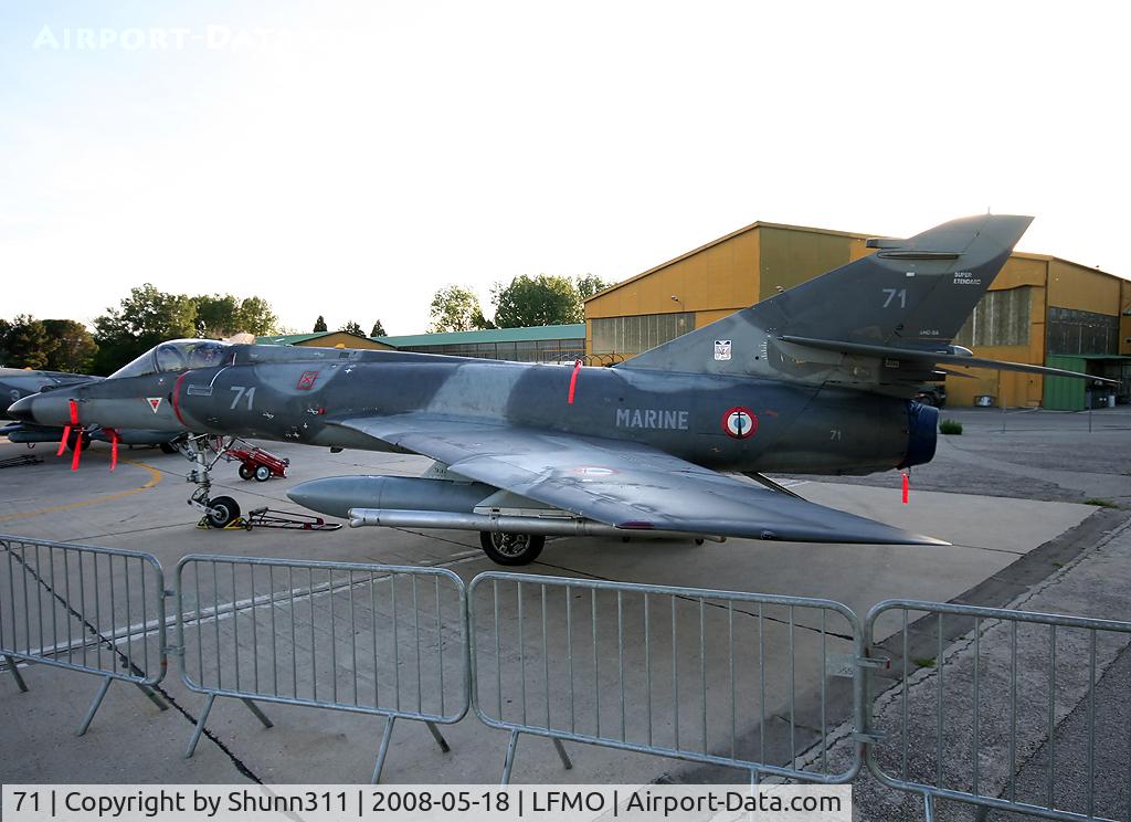 71, Dassault Super Etendard C/N 71, Static display during LFMO Airshow 2008