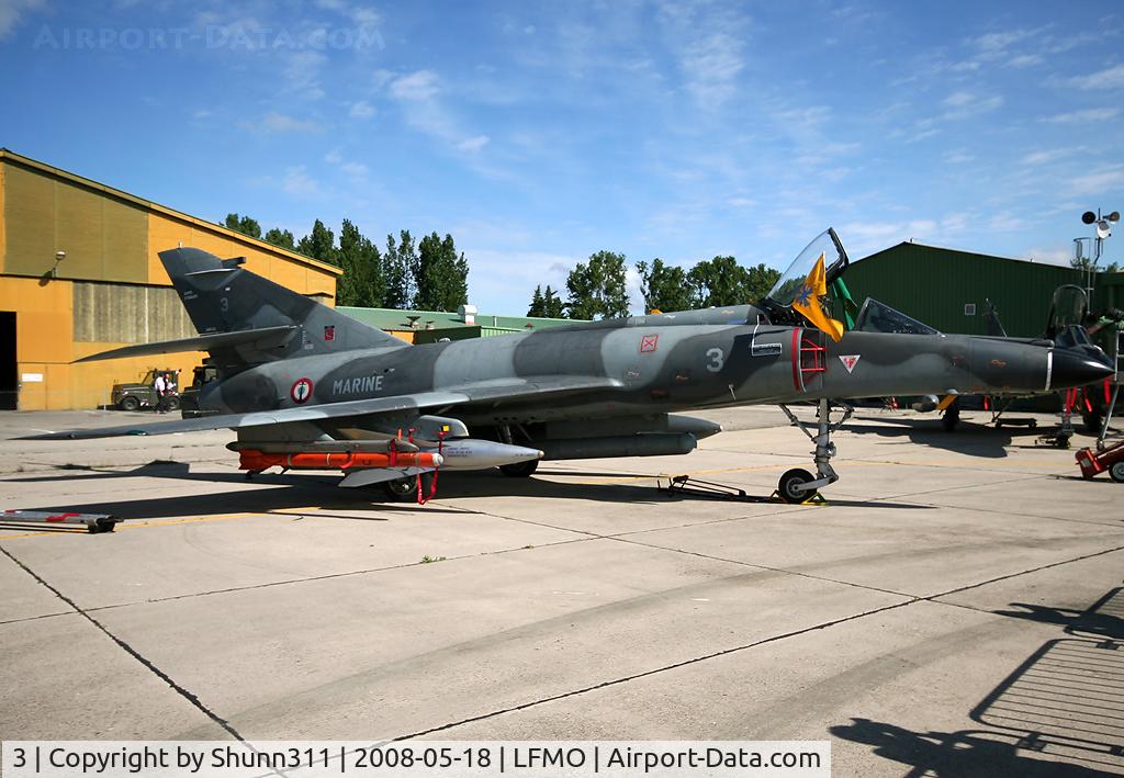 3, Dassault Etendard IV.M C/N 3, Static display during LFMO Airshow 2008