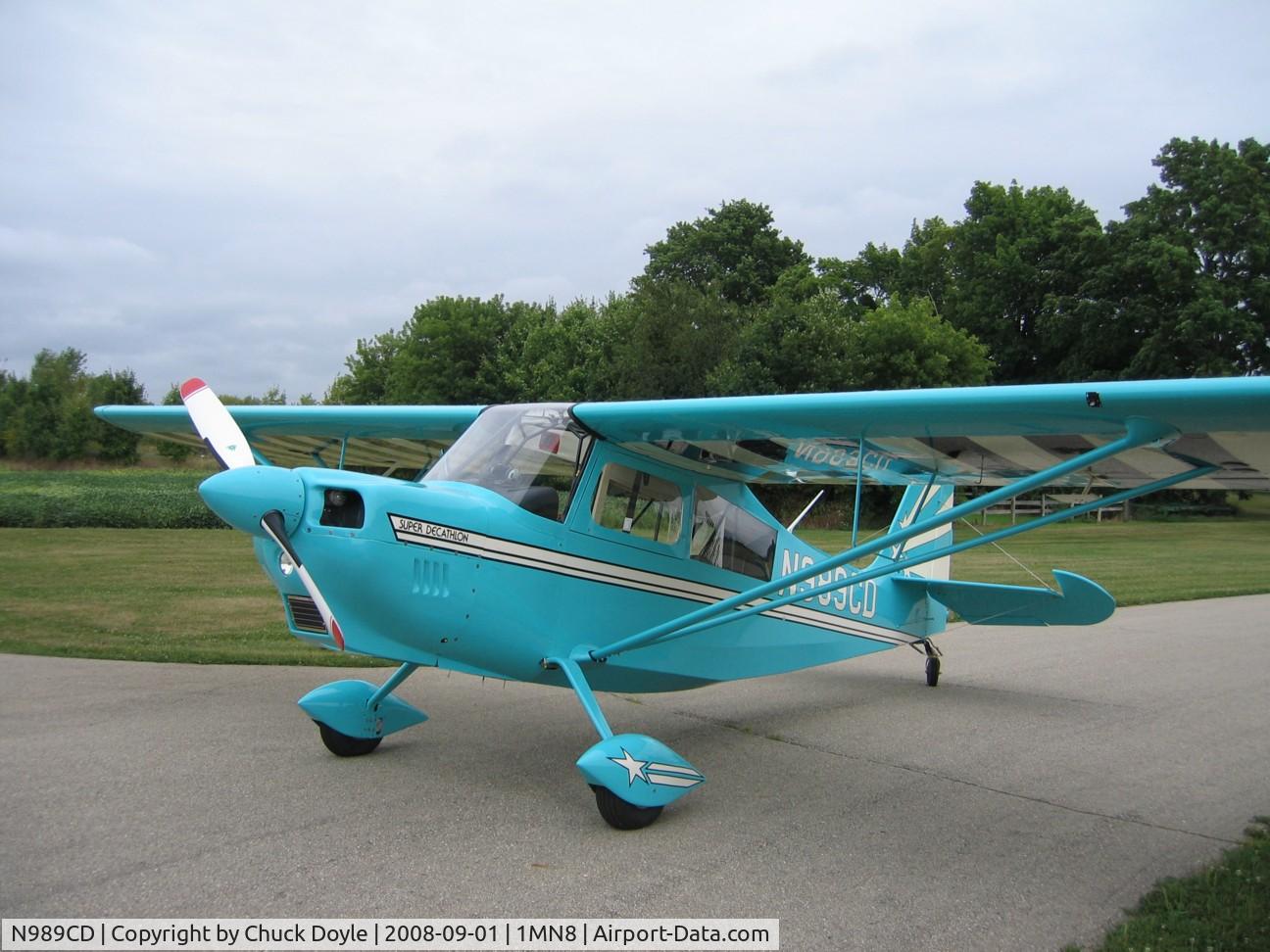N989CD, 2008 American Champion 8KCAB Super Decathlon C/N 1075-2008, 2008 Custom 8KCAB