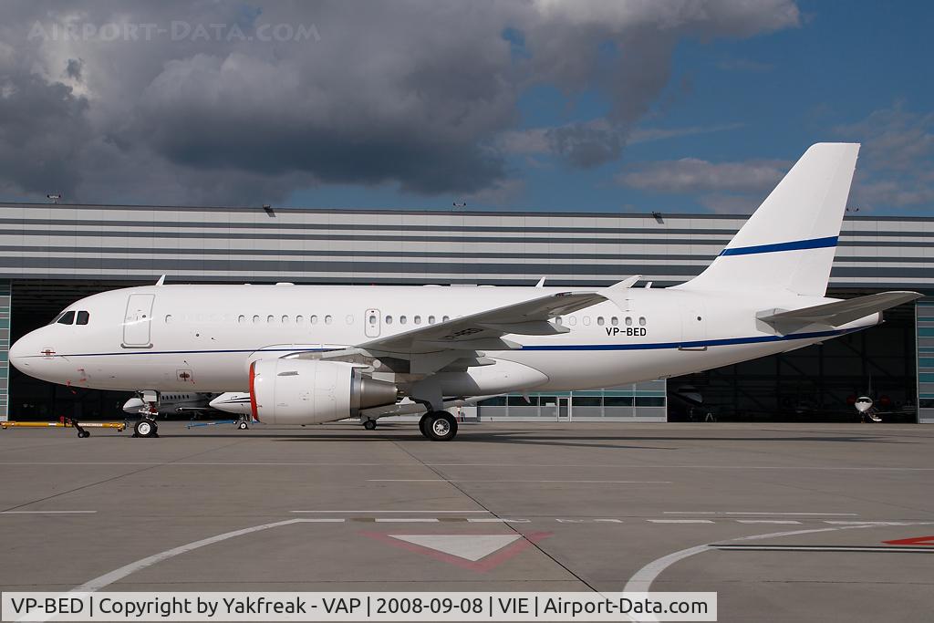 VP-BED, 2007 Airbus ACJ319 (A319-115/CJ) C/N 3073, Airbus A319