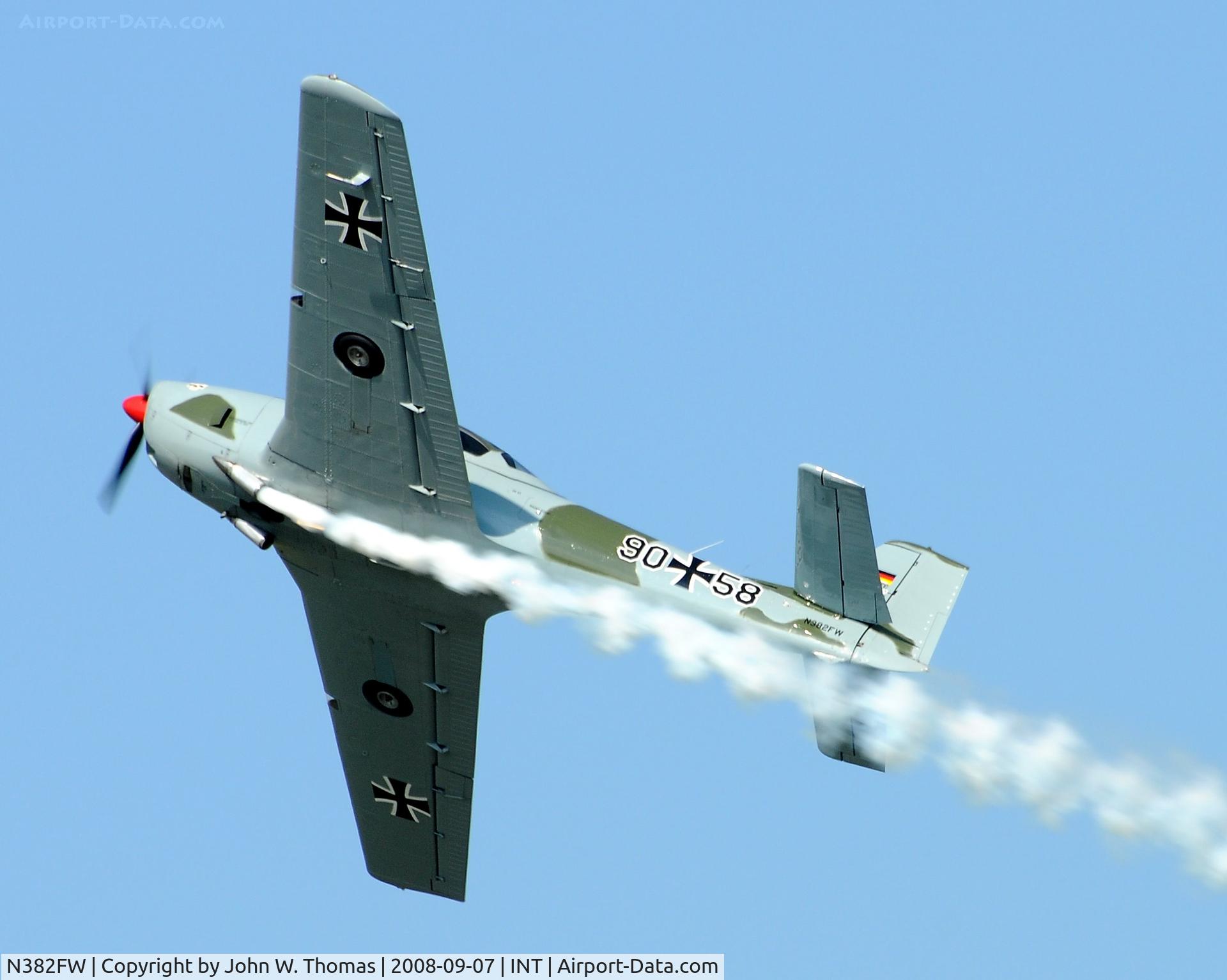 N382FW, 1962 Focke-Wulf FWP-149D C/N 075, Airshow Performance