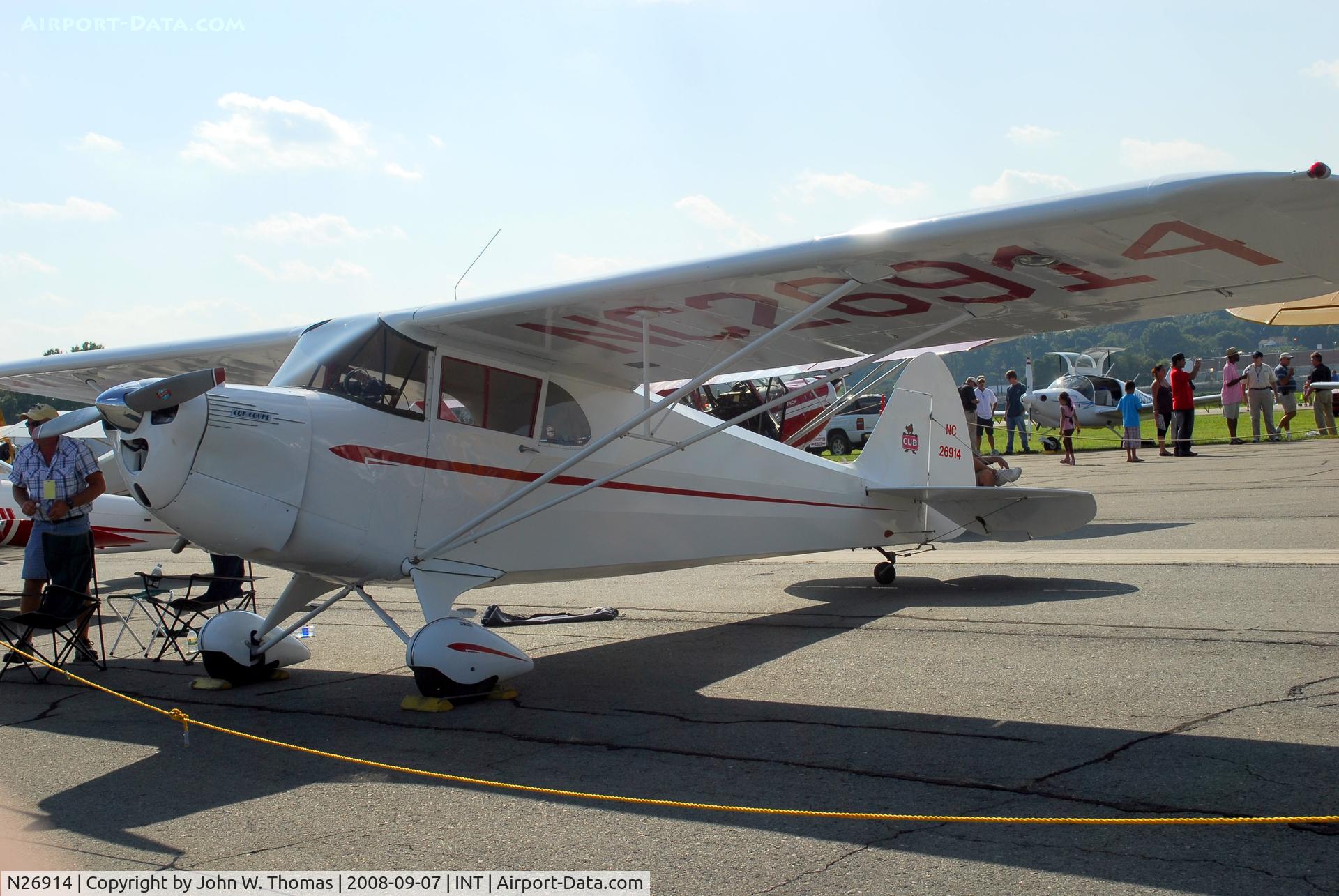 N26914, 1940 Piper J4A C/N 4-939, Airshow Performance