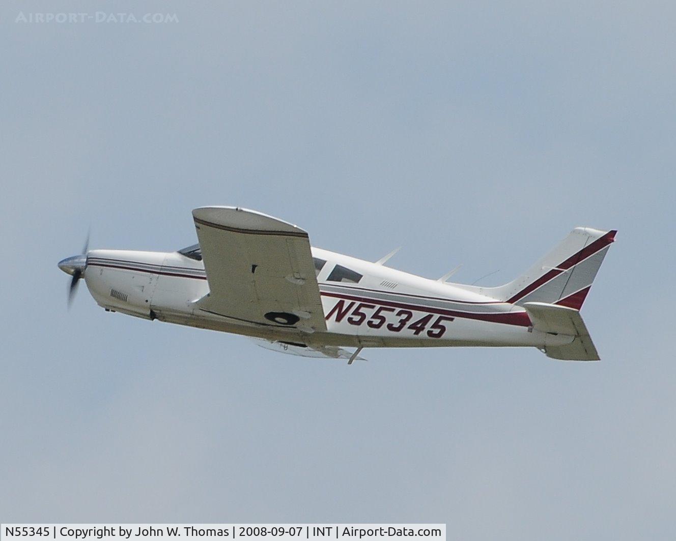 N55345, 1973 Piper PA-28R-200 C/N 28R-7335220, Airshow Performance